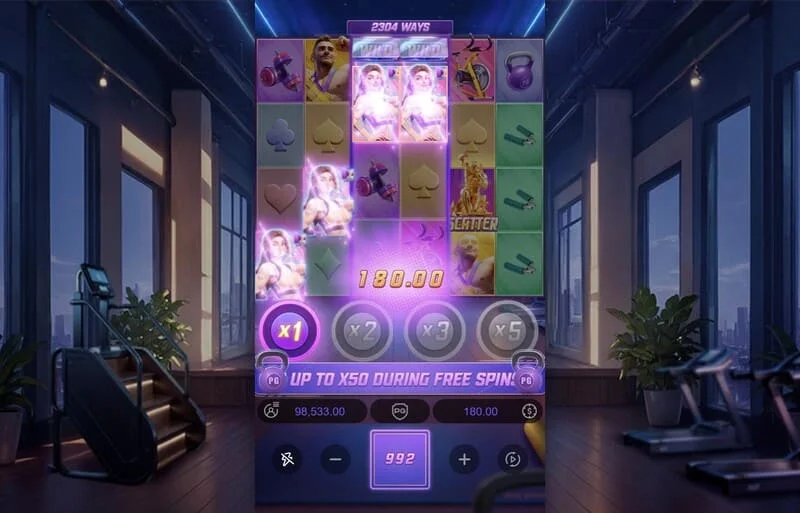 Mighty Mania – dobitak u osnovnom modu sa osvijetljenom linijom